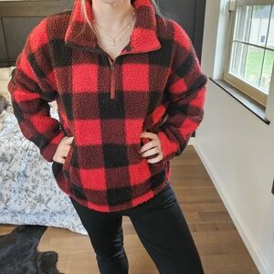 Plaid sweater